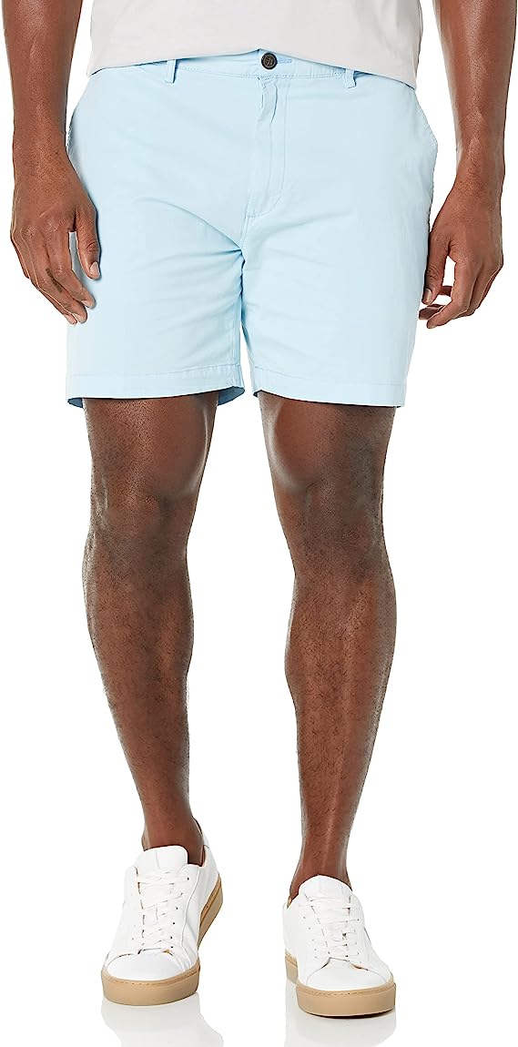 Goodthreads Men's Slim-Fit 7" Flat-Front Comfort Stretch Chino Short image 1