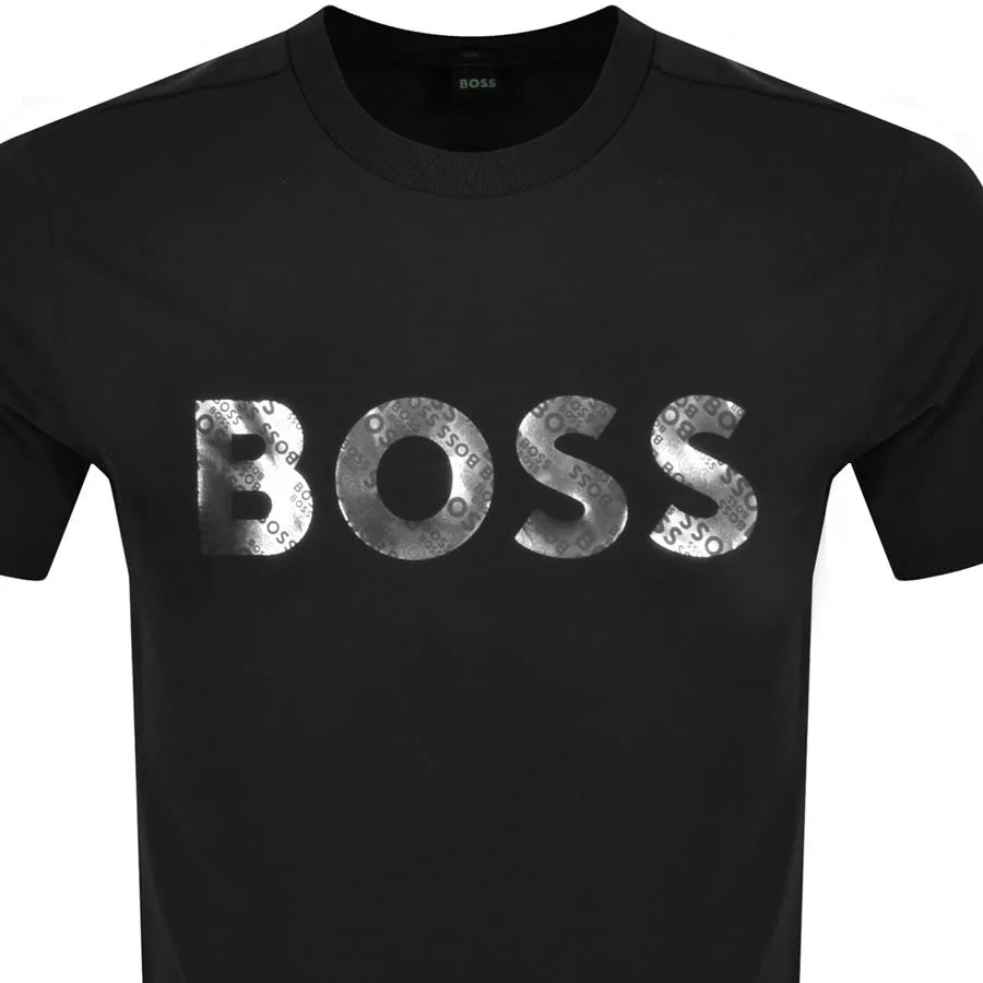 Boss Mirror Print T Shirt 12-13 yrs image 1