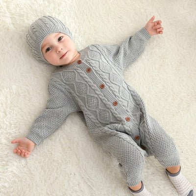 100% Cotton Baby Knitted 2pc Clothing Set image 1