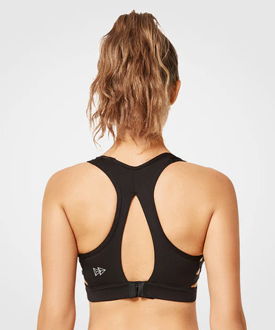 Sculpt Racerback Mesh Splicing Padded Running Bra image 4