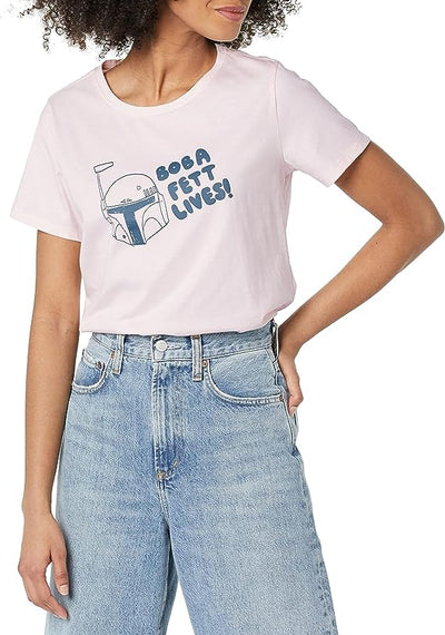 Women's Short-Sleeve Crew-Neck T-Shirts Star Wars (Twin Pack) image 2