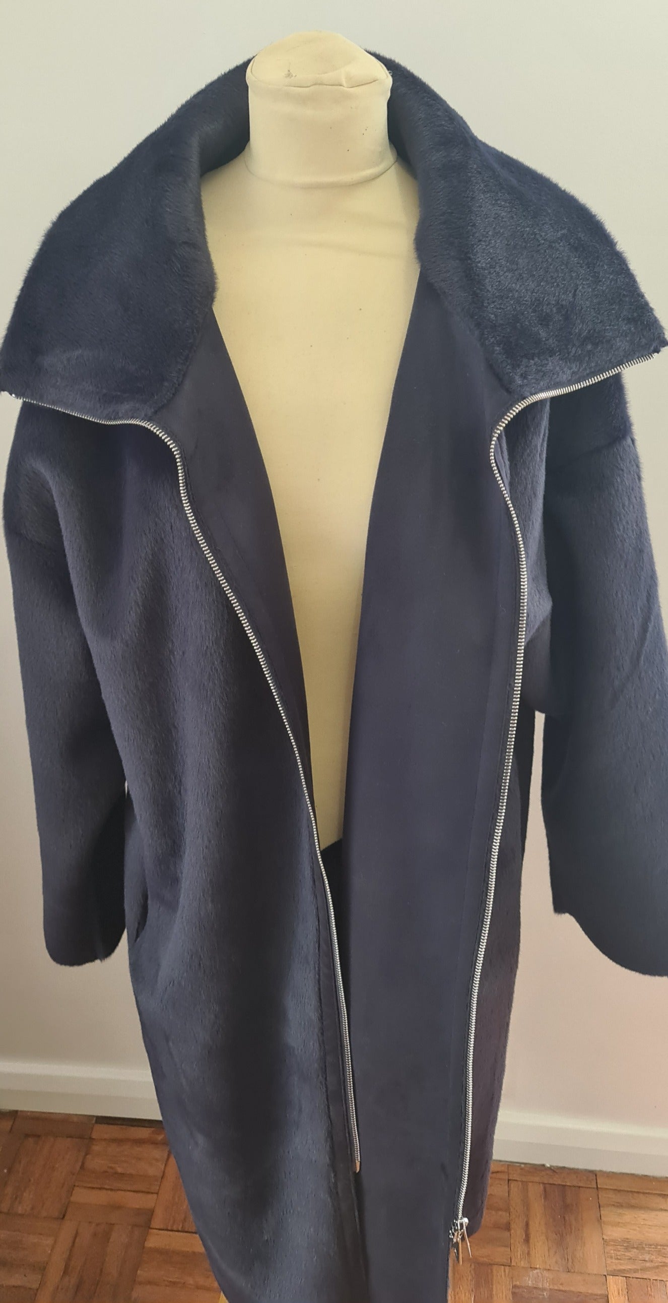 Free People Long Faux Fur Coat image 1