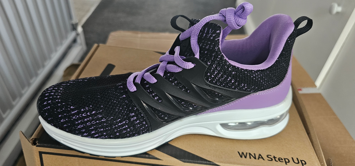 Women Trainers Walking Running Shoes with Air Cushion Platform Non Slip Tennis A image 1