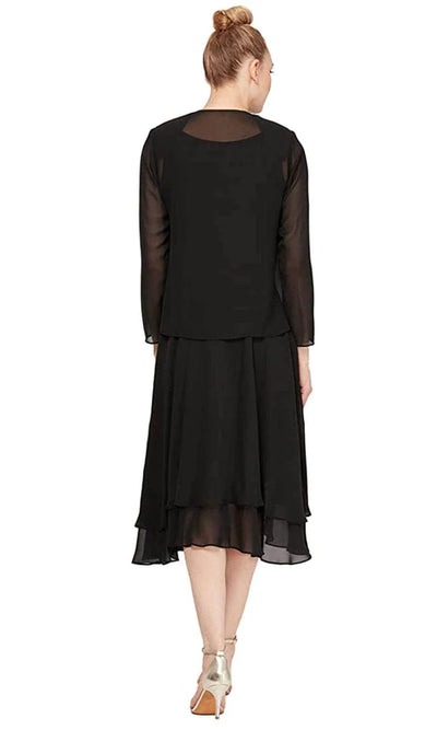 Embellished Tiered Formal Dress image 1