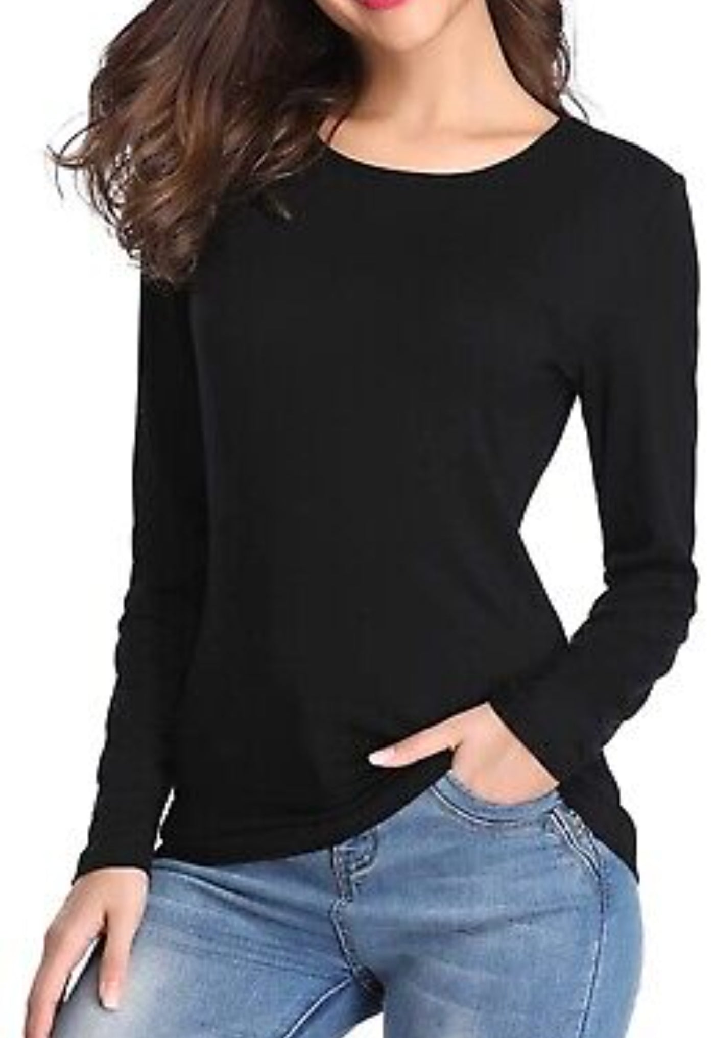 Fuinloth T-shirt long sleeve, ladies image 0